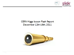 CERN Higgs boson Flash Report
