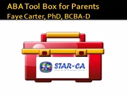 ABA Tool Box for
