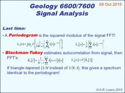 Geology 6600/7600