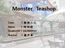 Monster  Teashop