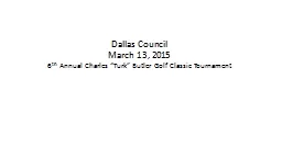 Dallas Council