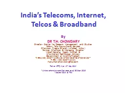 India’s Telecoms, Internet,