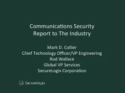 Communications Security