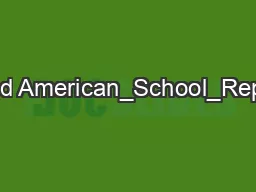 Al_Rushed American_School_Report_2014