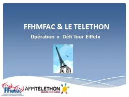 FFHMFAC & LE TELETHON