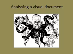 Analysing a visual document