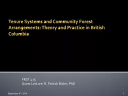 Tenure Systems and Community Forest Arrangements: Theory an