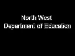 North West Department of Education