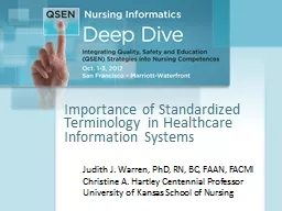 Importance of Standardized Terminology in Healthcare Inform