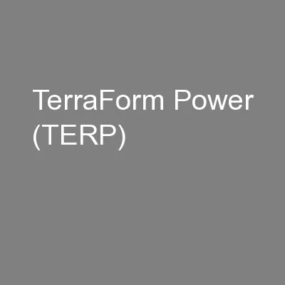 TerraForm Power (TERP)