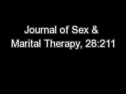 Journal of Sex & Marital Therapy, 28:211