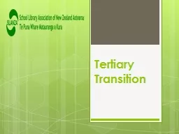 Tertiary Transition