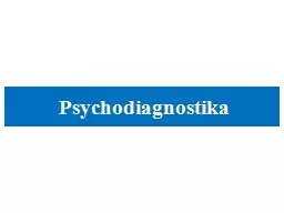 Psychodiagnostika