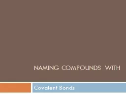 Naming Compounds with