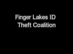 Finger Lakes ID Theft Coalition