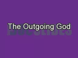 The Outgoing God