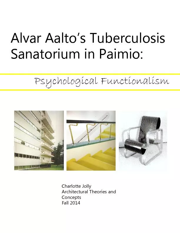 Alvar Aalto’s Tuberculosis