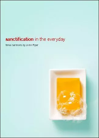 Sanctication in the EverydaySermons by John Piper