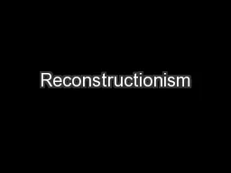Reconstructionism