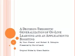 A Decision-Theoretic Generalization of On-Line Learning and