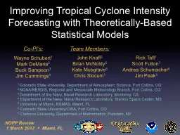 Improving Tropical Cyclone Intensity Forecasting with Theor