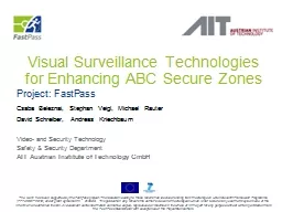 Visual Surveillance Technologies for Enhancing ABC Secure Z