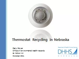 Thermostat Recycling in Nebraska