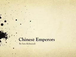 Chinese Emperors