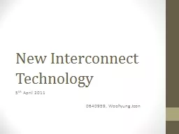 New Interconnect Technology