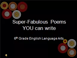 Super-Fabulous Poems