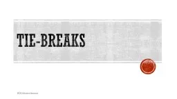 Tie-Breaks