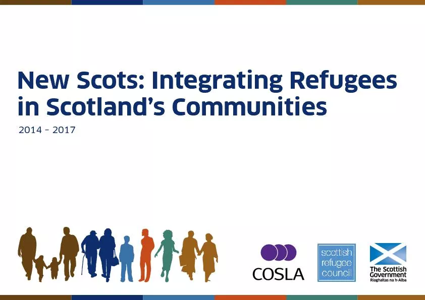New Scots: Integrating Refugees in Scotland’s Communities