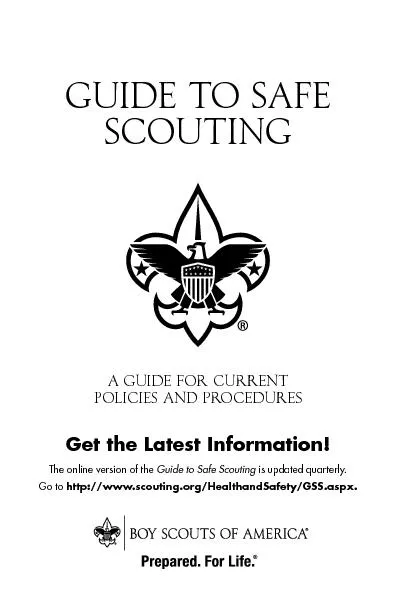 Event Safety Checklist  Boy Scouts of America