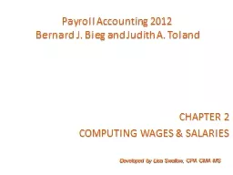 Payroll Accounting 2012