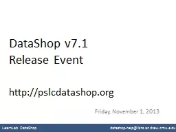 DataShop v7.1