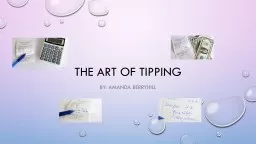 The art of tipping