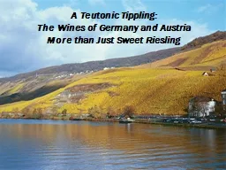 A Teutonic Tippling: