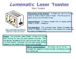 Lumenatic Laser Toaster