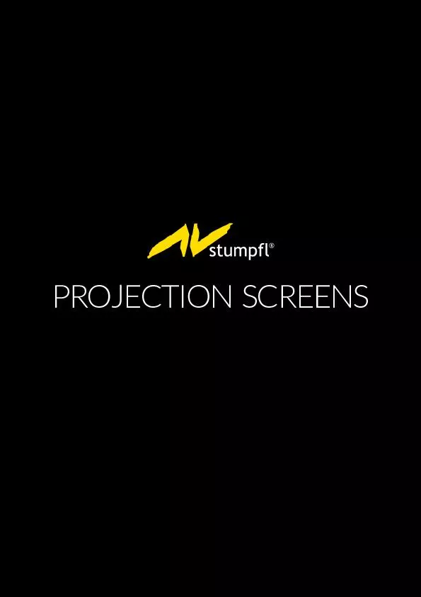 PROJECTION  SCREENS