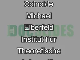 Where FirstOrder and Monadic SecondOrder Logic Coincide Michael Elberfeld Institut f ur