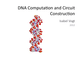 DNA Computation and Circuit Construction
