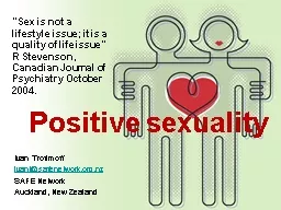 Positive sexuality
