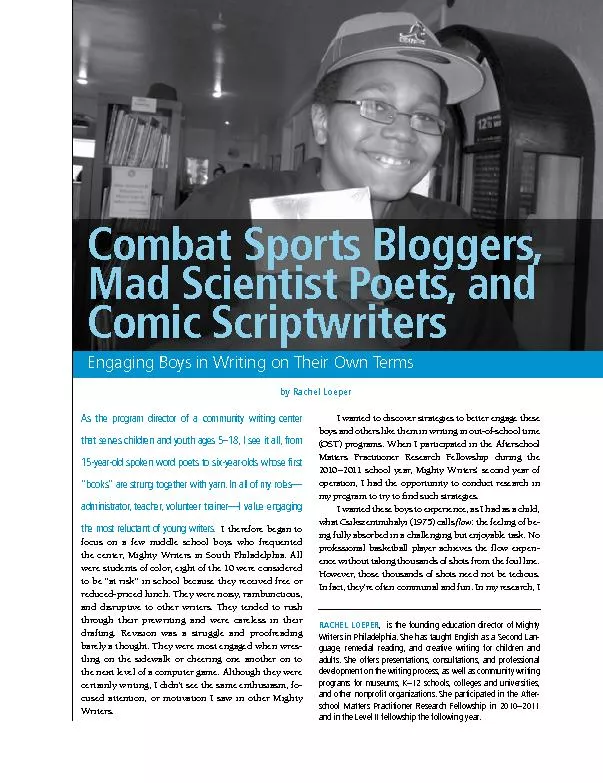 wn TermsCombat Sports Bloggers, Mad Scientist Poets, and Comic Scriptw