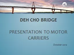 Deh  Cho Bridge