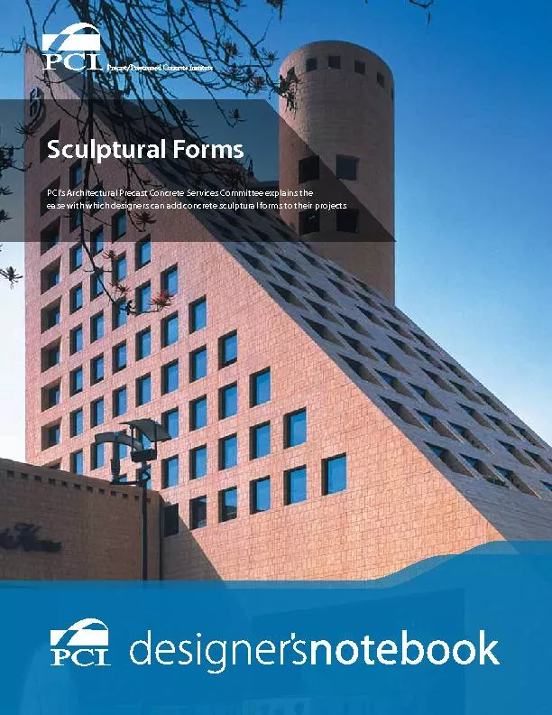 Sculptural FormsPCI’s Architectural Precast Concrete Services Com