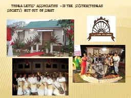 Tonga Leitis’ Association - In the  System(Tongan   S