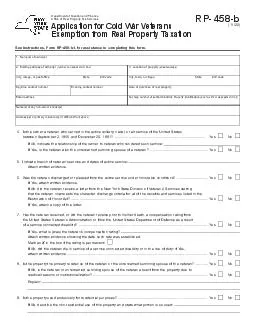 E       General information and instructions for completing this form are contained in Form RPb Ins