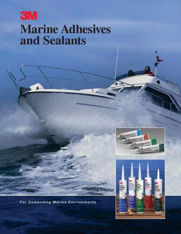 Marine Adhesiand Sealants