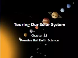 Touring Our Solar System