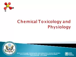 1 Chemical Toxicology and Physiology